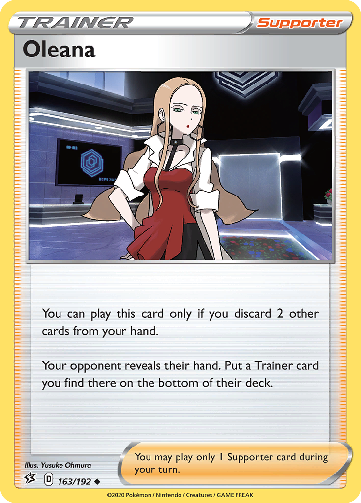 Oleana (163/192) [Sword & Shield: Rebel Clash] Reverse Holofoil