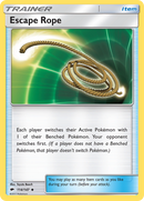 Escape Rope (114/147) [Sun & Moon: Burning Shadows] Reverse Holofoil