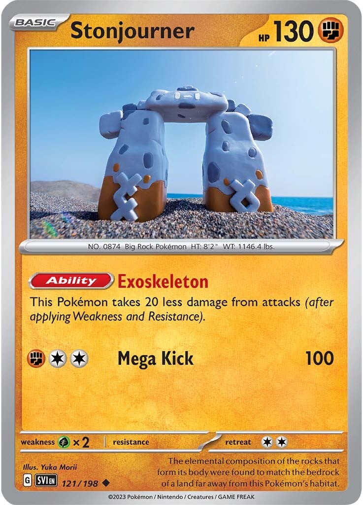Stonjourner (121/198) [Scarlet & Violet: Base Set] Reverse Holofoil