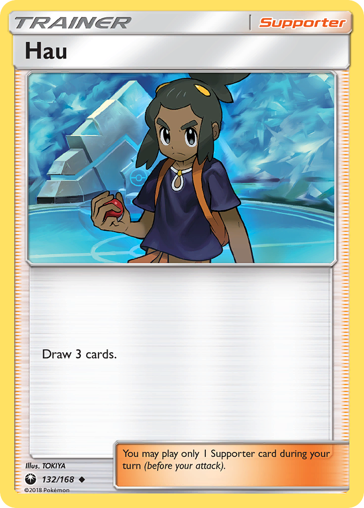 Hau (132/168) [Sun & Moon: Celestial Storm] Reverse Holofoil