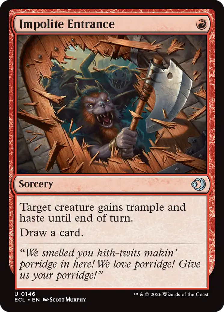 Impolite Entrance [Lorwyn Eclipsed] Foil