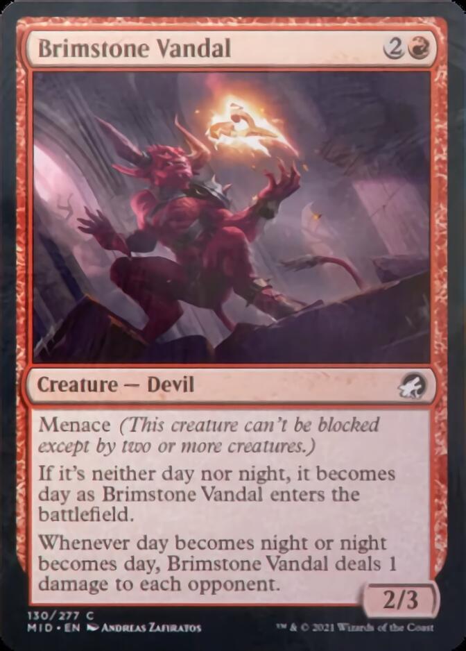 Brimstone Vandal [Innistrad: Midnight Hunt] Foil