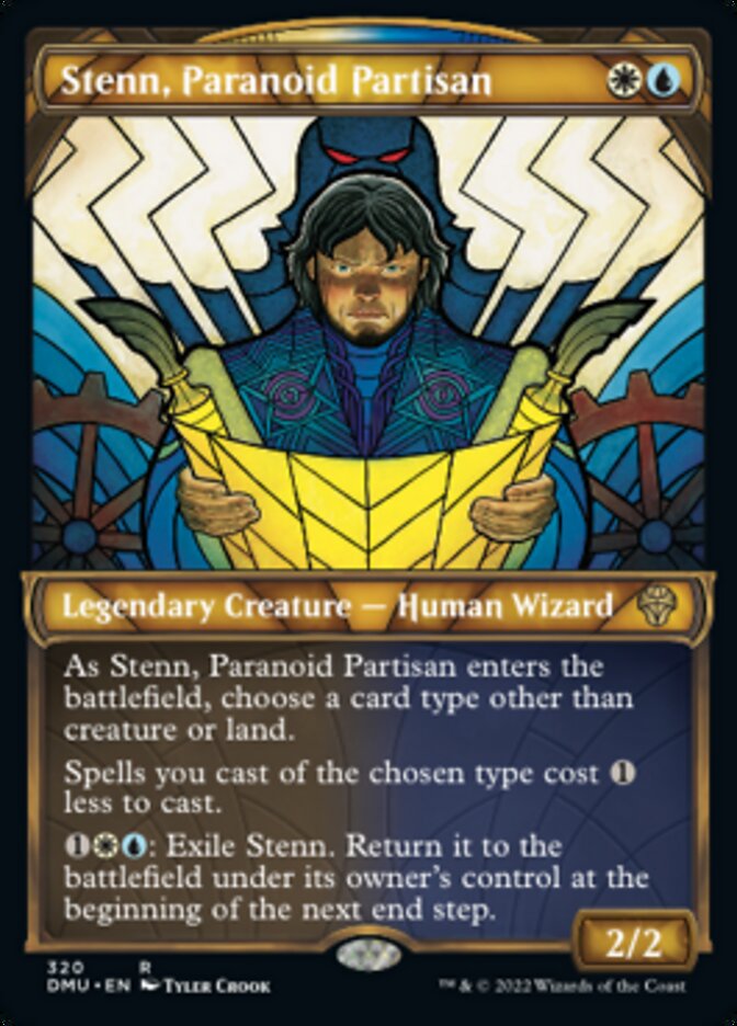 Stenn, Paranoid Partisan (Showcase) [Dominaria United] Foil