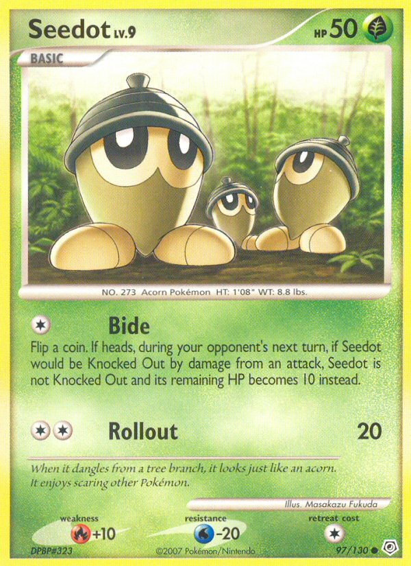 Seedot (97/130) [Diamond & Pearl: Base Set] Reverse Holofoil