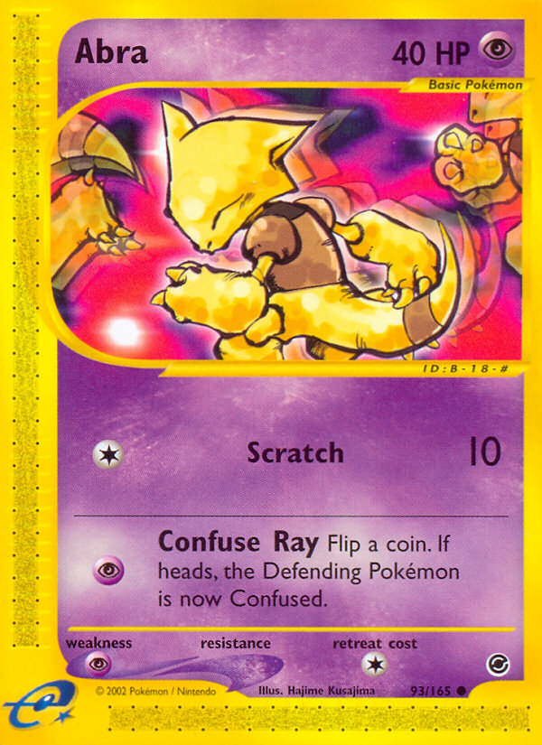 Abra (93/165) [Expedition: Base Set] Reverse Holofoil