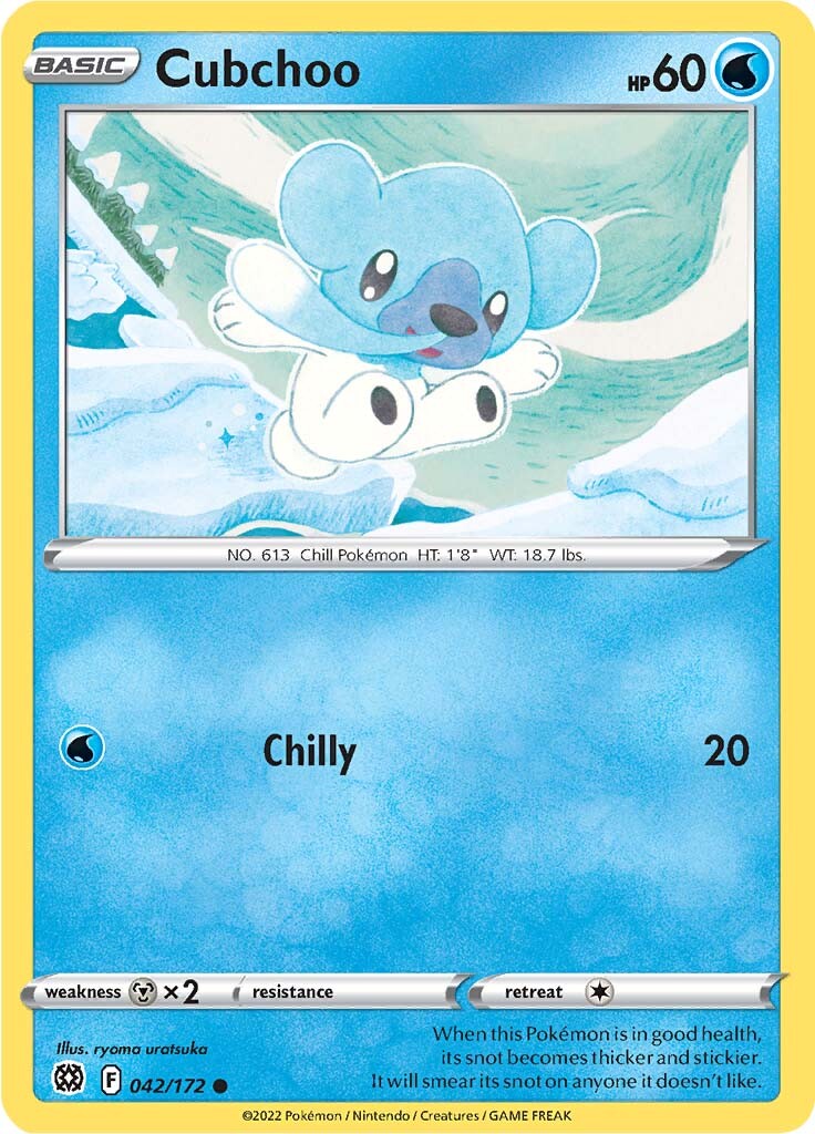 Cubchoo (042/172) [Sword & Shield: Brilliant Stars] Reverse Holofoil