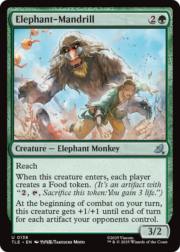 Elephant-Mandrill [Avatar: The Last Airbender: Eternal-Legal] Foil