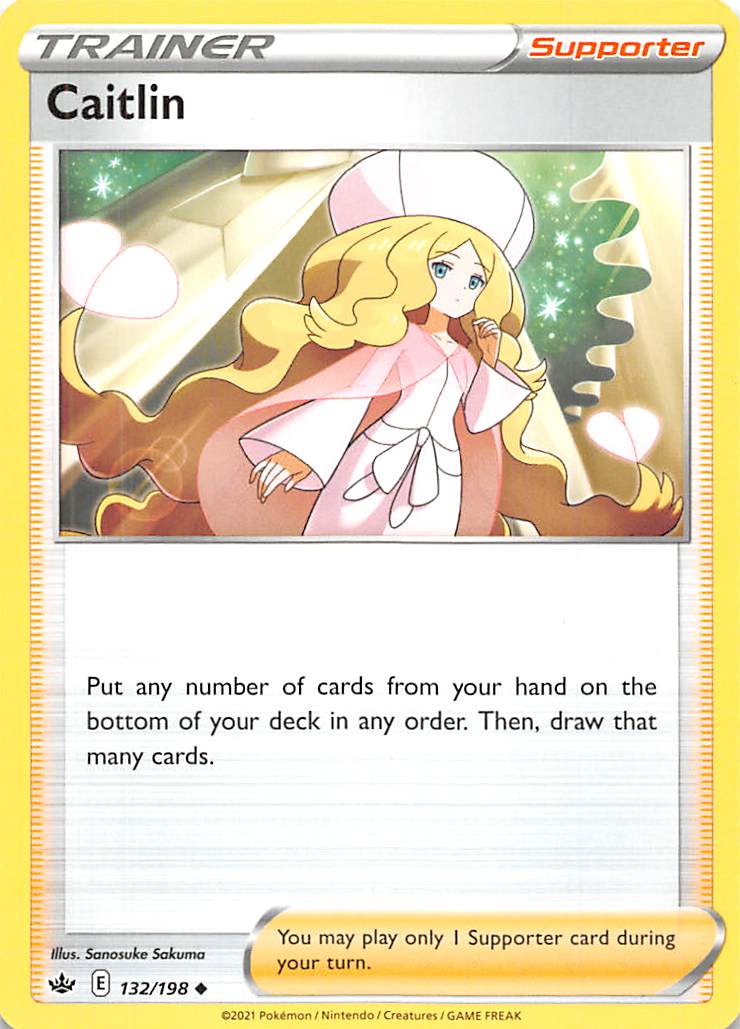 Caitlin (132/198) [Sword & Shield: Chilling Reign] Reverse Holofoil