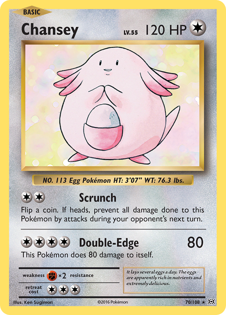 Chansey (70/108) [XY: Evolutions] Reverse Holofoil