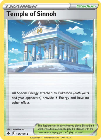 Temple of Sinnoh (155/189) [Sword & Shield: Astral Radiance] Reverse Holofoil