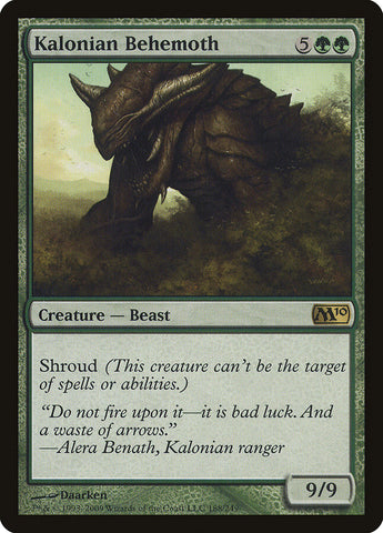 Kalonian Behemoth [Magic 2010] Foil