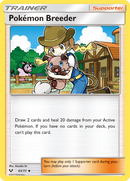 Pokemon Breeder (63/73) [Sun & Moon: Shining Legends] Reverse Holofoil