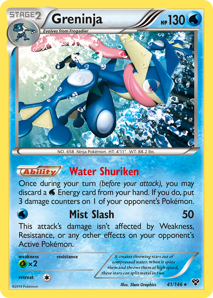 Greninja (41/146) [XY: Base Set] Reverse Holofoil