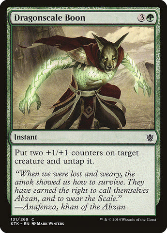 Dragonscale Boon [Khans of Tarkir] Foil