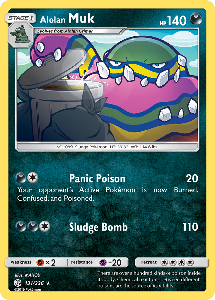 Alolan Muk (131/236) [Sun & Moon: Cosmic Eclipse] Reverse Holofoil
