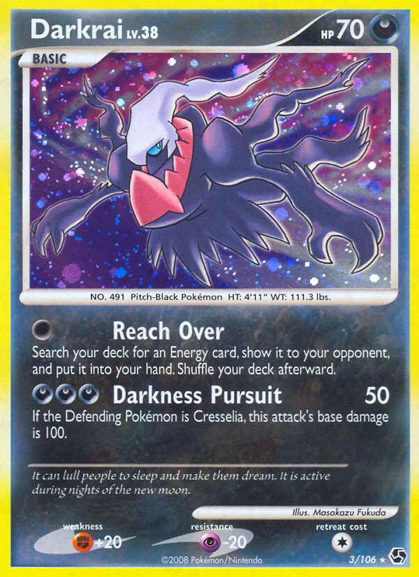 Darkrai (3/106) [Diamond & Pearl: Great Encounters] Reverse Holofoil
