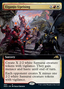 Eiganjo Uprising (Extended Art) [Kamigawa: Neon Dynasty] Foil