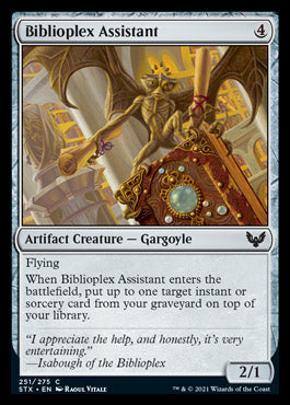 Biblioplex Assistant [Strixhaven: School of Mages] Foil