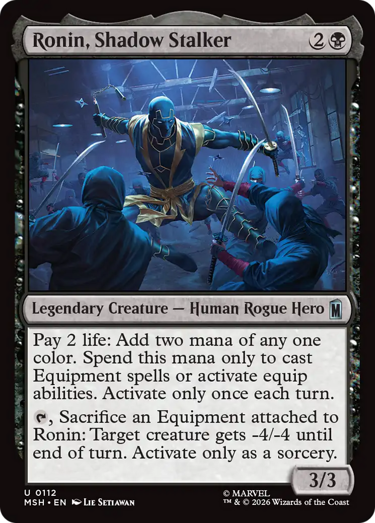 Ronin, Shadow Stalker [Marvel Super Heroes] Foil