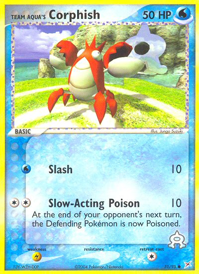 Team Aqua's Corphish (51/95) [EX: Team Magma vs Team Aqua] Reverse Holofoil