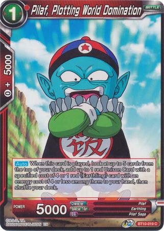 Pilaf, Plotting World Domination (BT10-019) [Rise of the Unison Warrior 2nd Edition] Parallel Foil
