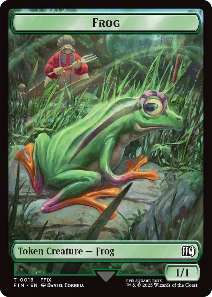 Hero (0009) // Frog Double-Sided Token [FINAL FANTASY Tokens] Foil