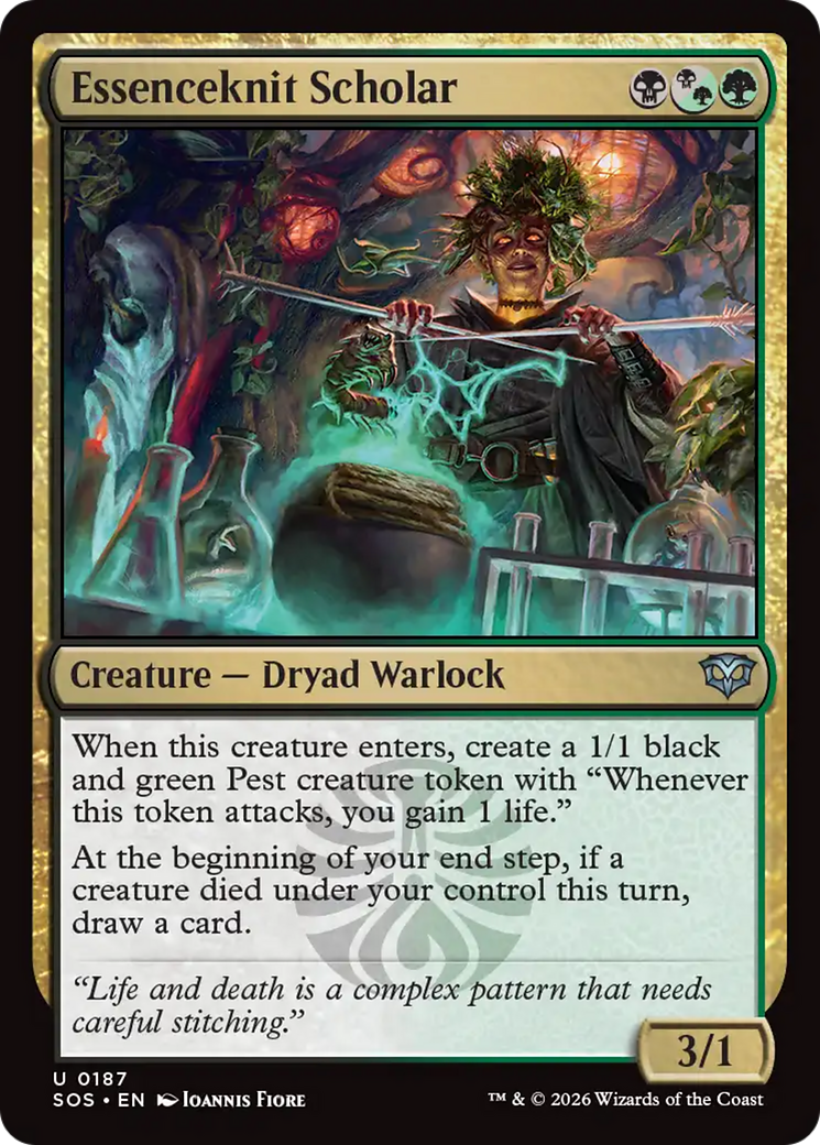 Essenceknit Scholar [Secrets of Strixhaven] Foil