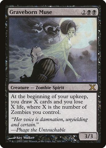 Graveborn Muse [Tenth Edition] Foil