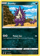 Stunky (114/192) [Sword & Shield: Rebel Clash] Reverse Holofoil