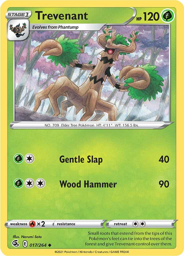 Trevenant (017/264) [Sword & Shield: Fusion Strike] Reverse Holofoil