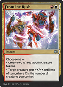 Frontline Rush [Tarkir: Dragonstorm] Foil