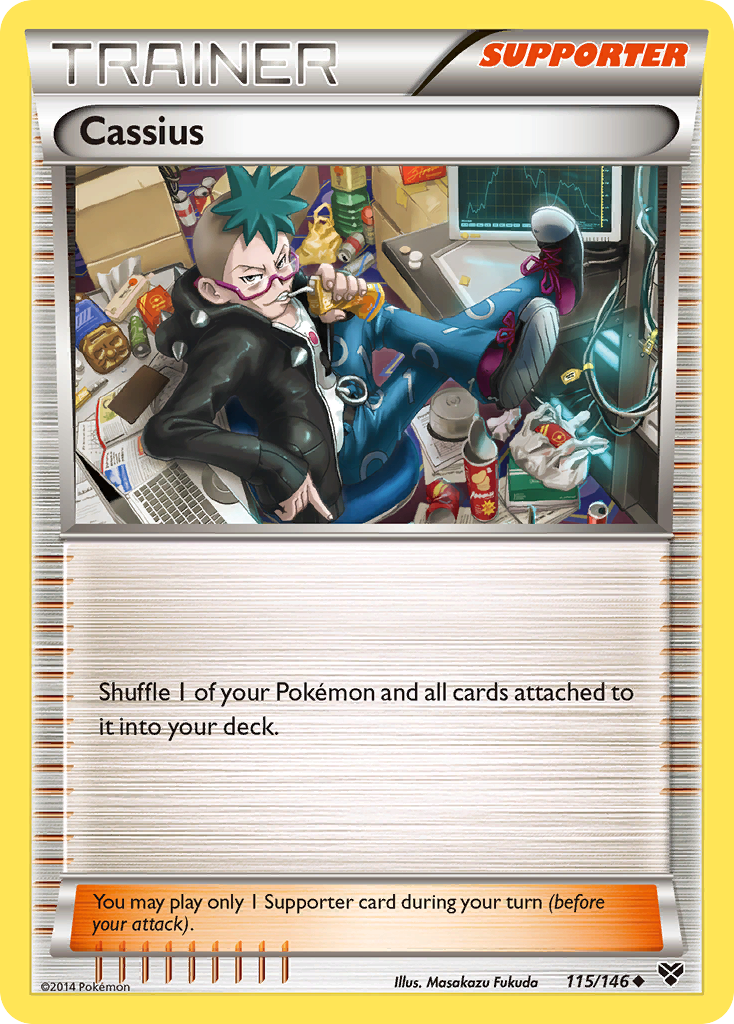 Cassius (115/146) [XY: Base Set] Reverse Holofoil