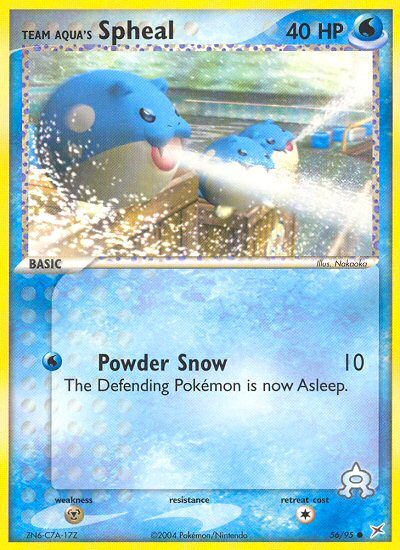 Team Aqua's Spheal (56/95) [EX: Team Magma vs Team Aqua] Reverse Holofoil