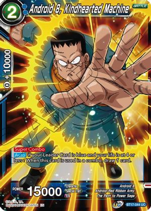 Android 8, Kindhearted Machine (BT17-044) [Ultimate Squad] Parallel Foil