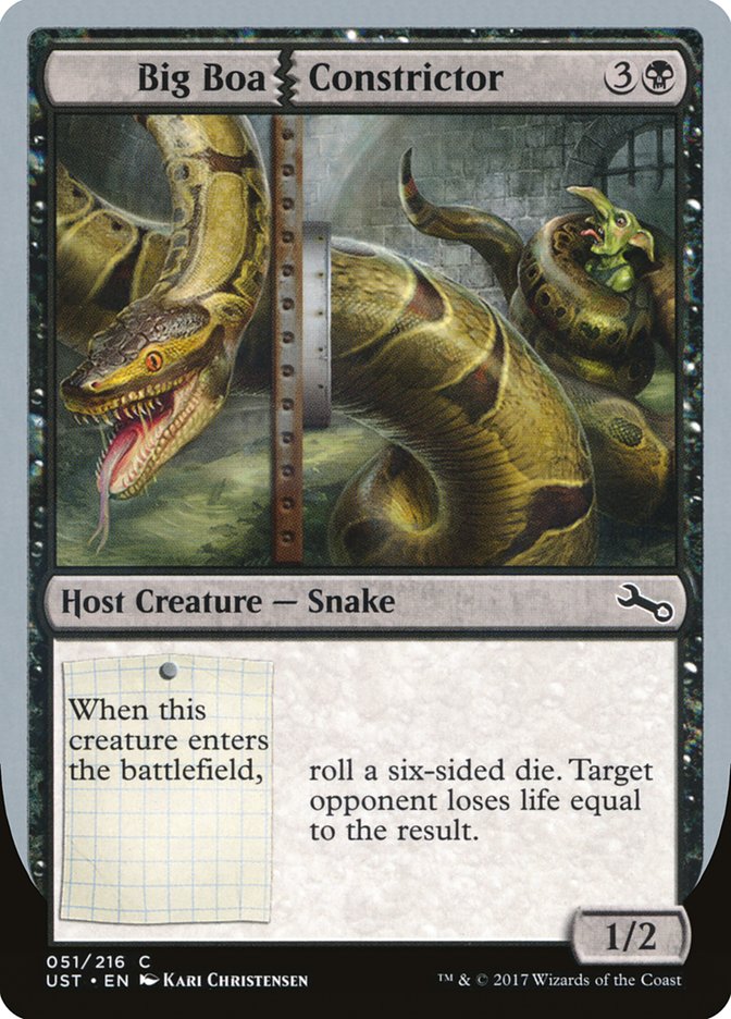 Big Boa Constrictor [Unstable] Foil