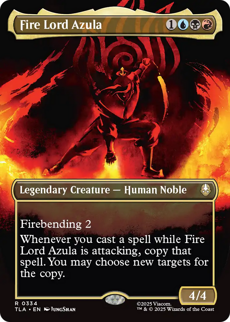 Fire Lord Azula (0334) (Borderless) [Avatar: The Last Airbender] Foil