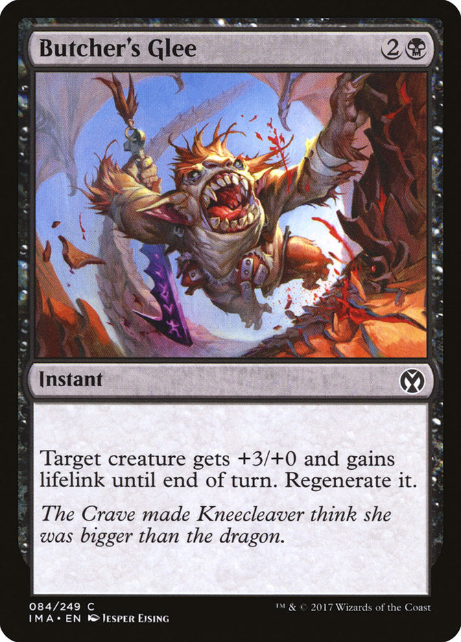 Butcher's Glee [Iconic Masters] Foil