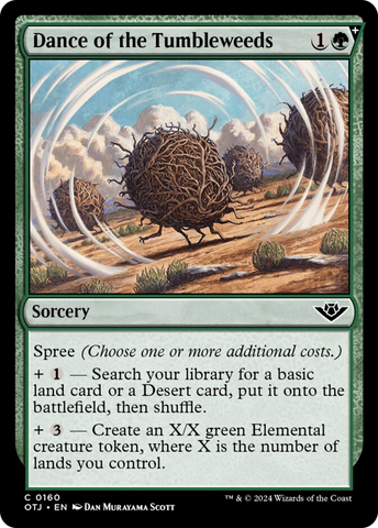 Dance of the Tumbleweeds [Outlaws of Thunder Junction] Foil