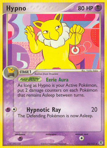 Hypno (25/112) [EX: FireRed & LeafGreen] Reverse Holofoil