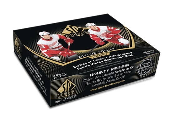 2021-22 Upper Deck SP Authentic Hockey Hobby Box