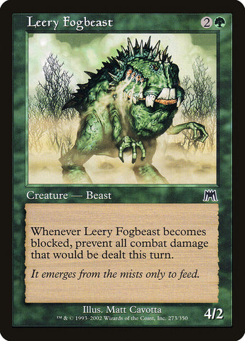 Leery Fogbeast [Onslaught] Foil