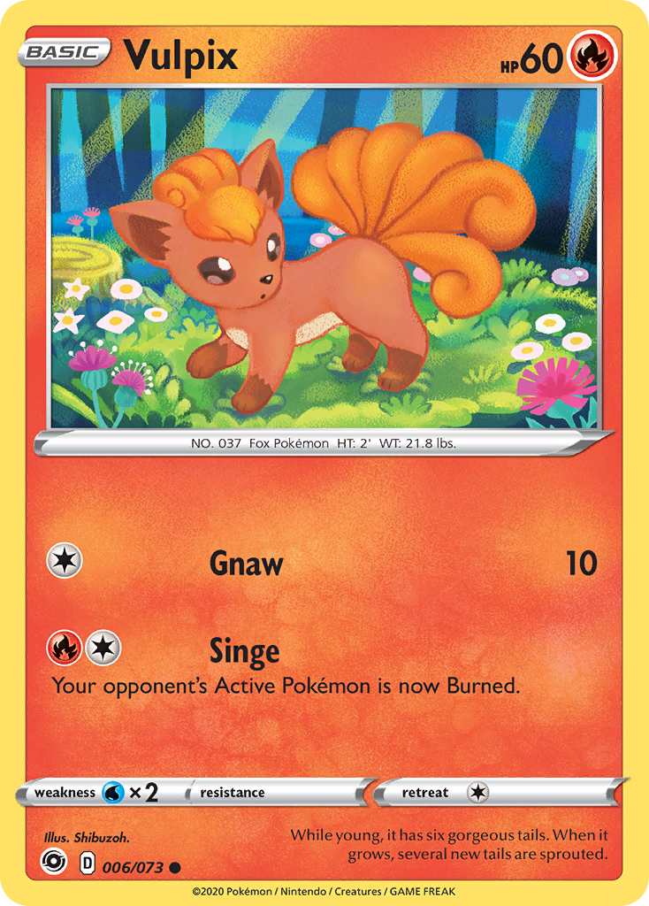 Vulpix (006/073) [Sword & Shield: Champion's Path] Reverse Holofoil