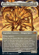 Ao, the Dawn Sky (Borderless Alternate Art) [Kamigawa: Neon Dynasty] Foil