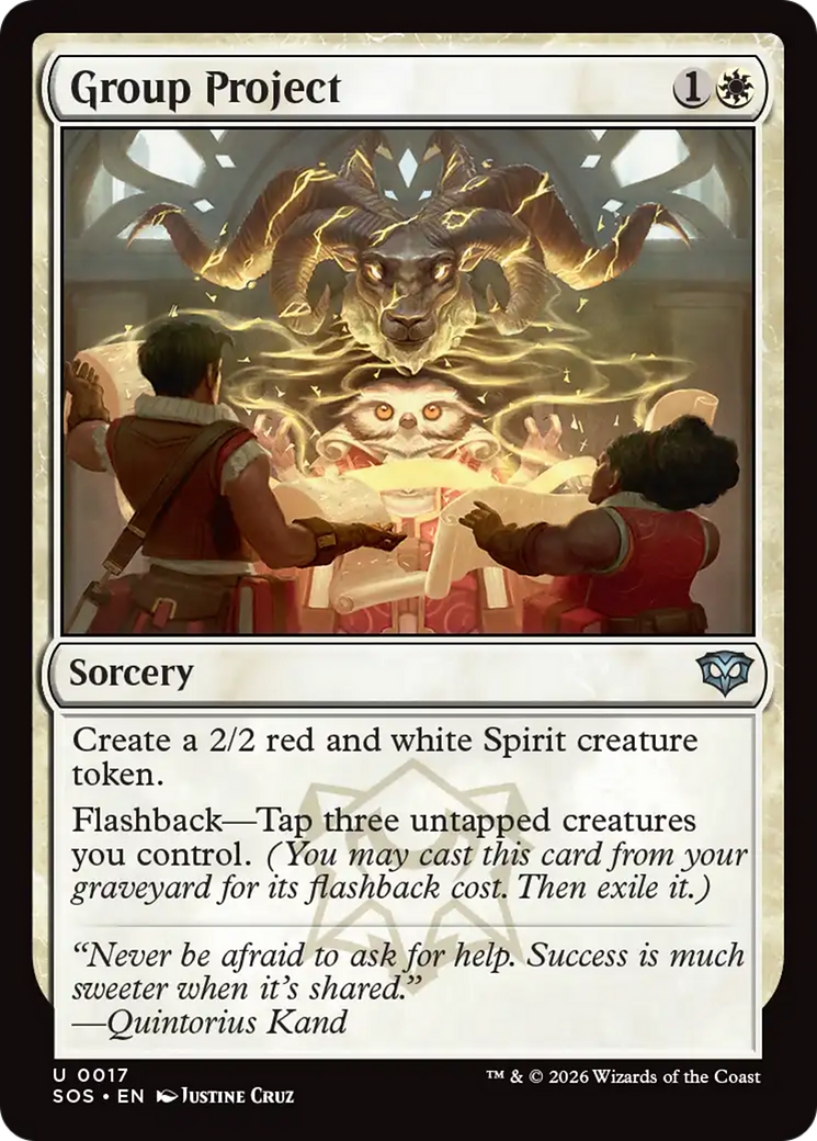 Group Project [Secrets of Strixhaven] Foil