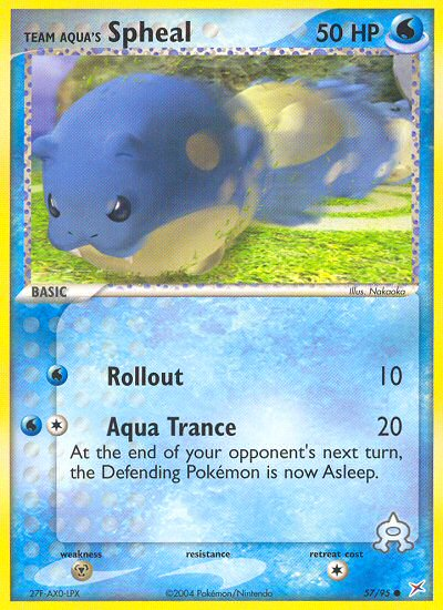 Team Aqua's Spheal (57/95) [EX: Team Magma vs Team Aqua] Reverse Holofoil