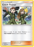 Coach Trainer (192/236) [Sun & Moon: Unified Minds] Reverse Holofoil