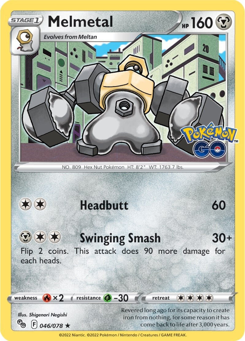 Melmetal (046/078) [Pokémon GO] Reverse Holofoil