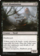 Feral Abomination [Dominaria] Foil