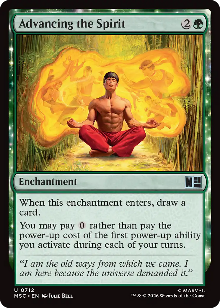 Advancing the Spirit [Marvel Super Heroes Commander] Foil