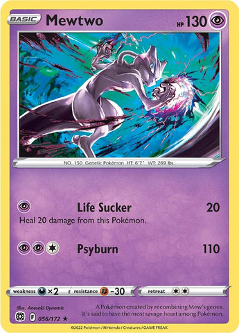 Mewtwo (056/172) [Sword & Shield: Brilliant Stars] Reverse Holofoil